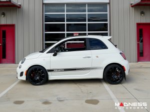 FIAT 500 Custom Wheels - Irmscher - Turbo Star - Satin Black - Set of 4 - 17"